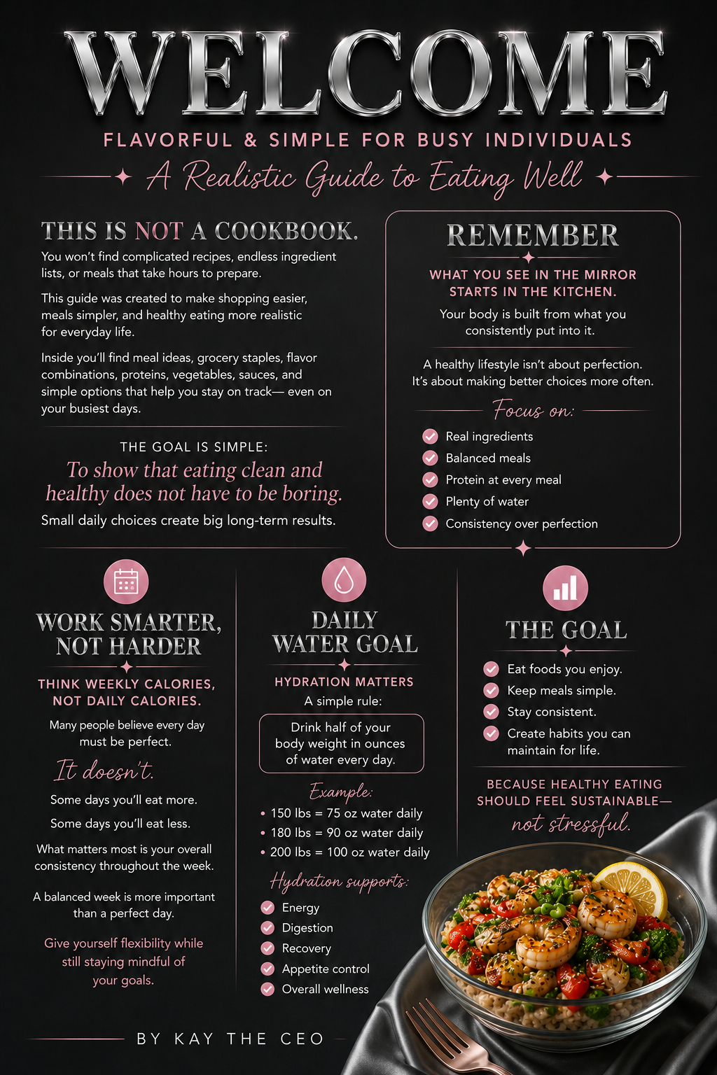 K' RAW MEAL GUIDE (20 pages)